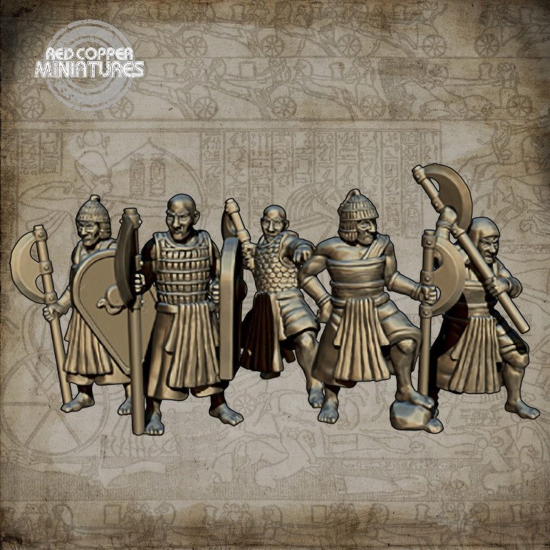 Guardia real del Imperio Nuevo de Egipto - Render