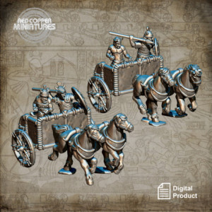 Carros de los pueblos del mar - Render