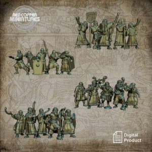 Pack de archivos STL de tropas de hebreos tempranos - Render