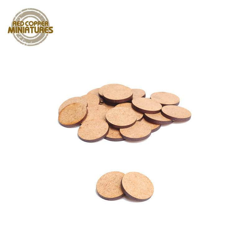 Peanas redondas de MDF