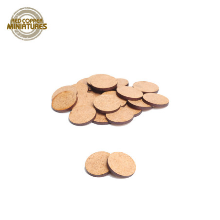 Peanas redondas de MDF