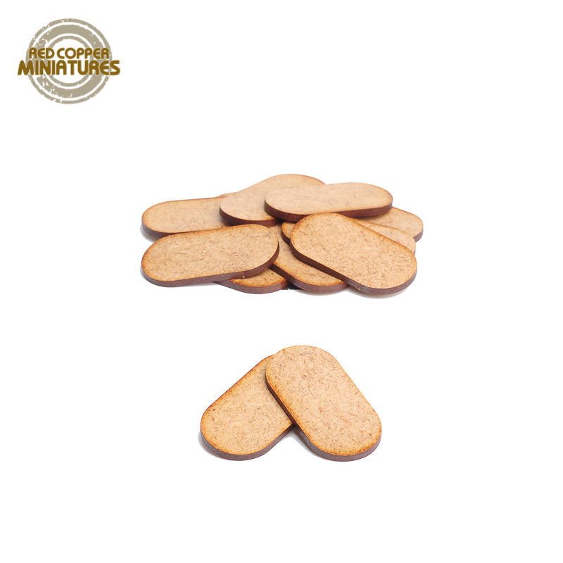 Peanas tipo píldora de MDF