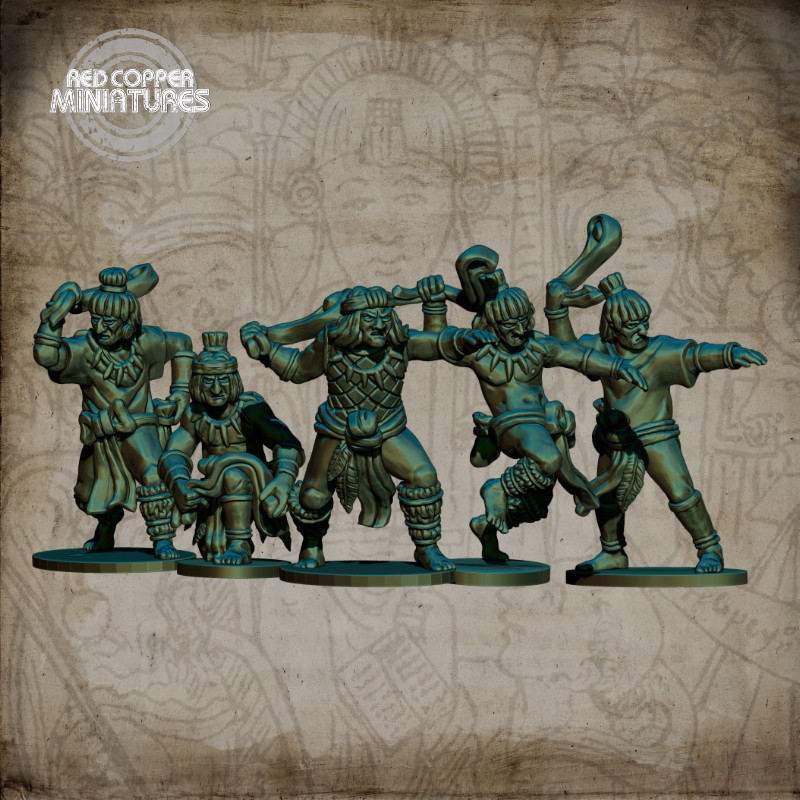 Hostigadores con honda - Render