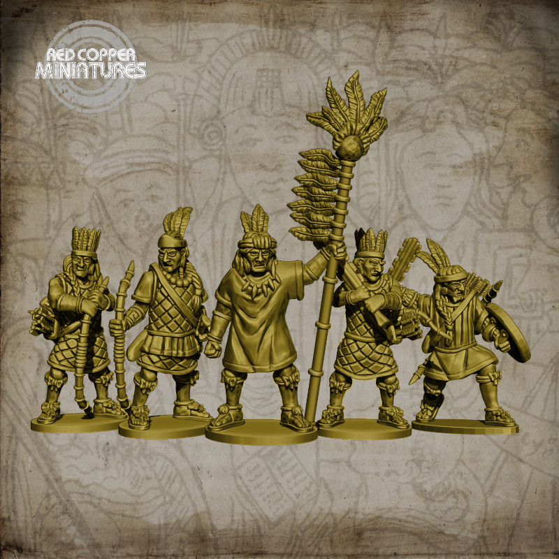 Tarascan commanders - Render