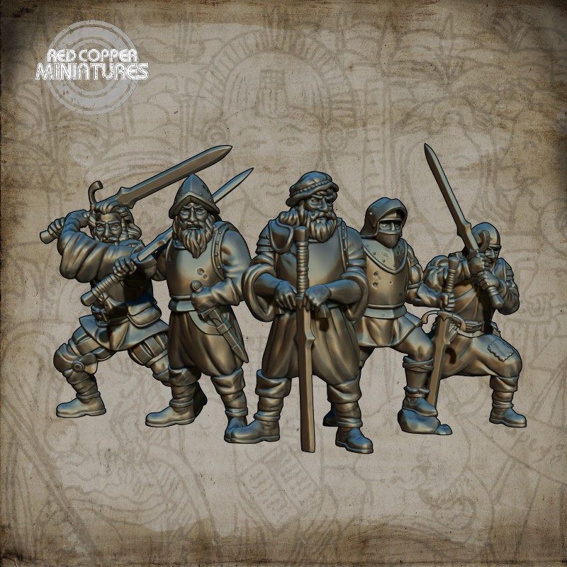 Grandes Espaderos de los conquistadores españoles - Render