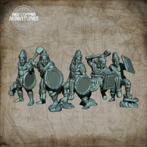 Guerreros mayas - Render