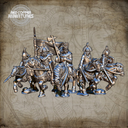 Comandantes rebeldes incas - Render