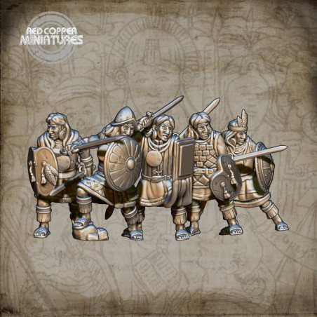 Rebel inca swordsmen - Render