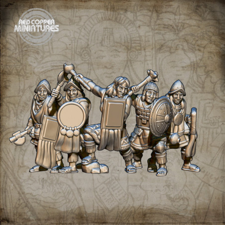 Guerreros rebeldes incas - Render