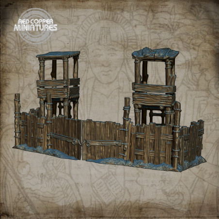 Colonial fort - Render